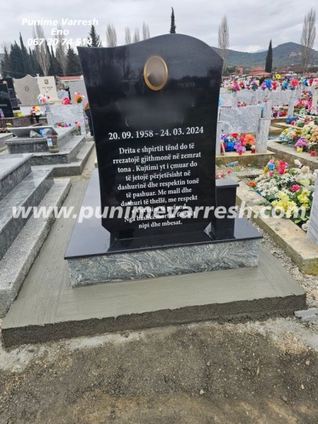 Tirane, ofroj Punime Varresh Me Granit Te Zi Absolut