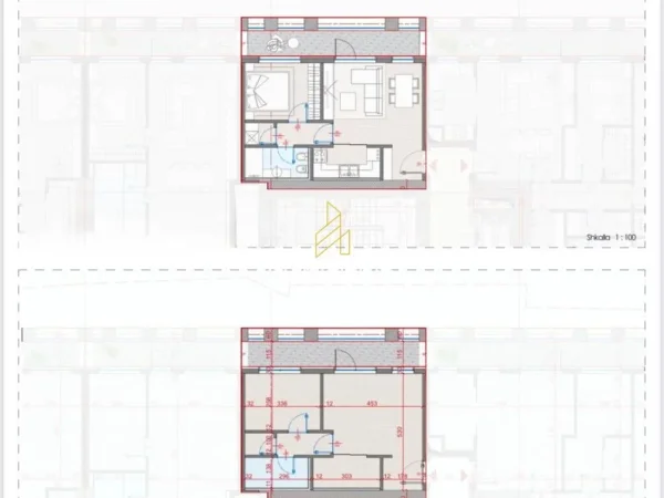 Tirane, shitet apartament 1+1+Ballkon Kati 7, 84 m² 208.750 €, Manhatan Residence (Zogu i Zi (pranë Kryqëzimit të Don Boskos).)