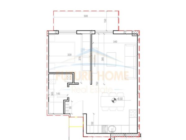 Tirane, shitet apartament 1+1+Ballkon Kati 1, 71 m² 118.388 € (Rezidenca &quot;Porta Tirana e Re&quot;, Tiranë.)