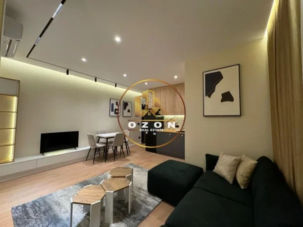 Tirane, jepet me qira apartament 1+1 Kati 5, 56 m² (Pazarit të Ri, Rruga Tefta Tashko Koço)