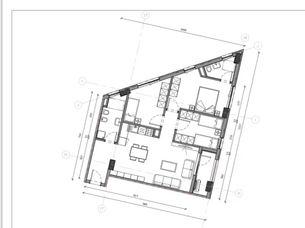 Tirane, shes apartament 3+1+Ballkon Kati 2, 105 m² 168.000 € (ALI DEMI)