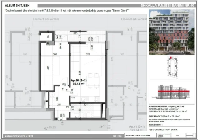 Tirane, shes 1+1 Kati 5, 