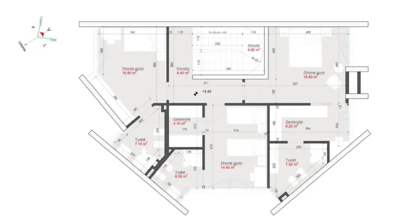 Tirane, shes Vile , 784 m² 1.800.000 € (Liqeni i Thatë)