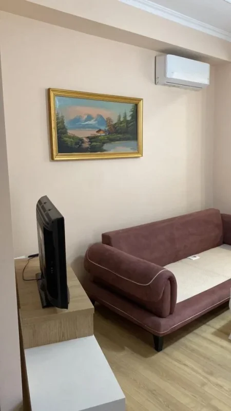 Tirane, jepet me qera apartament 1+1 Kati 1, 60 m² 400 € (kinostudio , porcelan)
