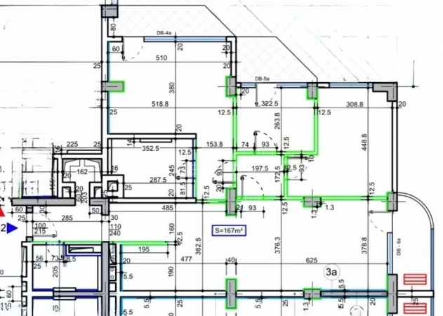 Tirane, jap me qera zyre , 167 m² 3.000 € (Ish Blloku)