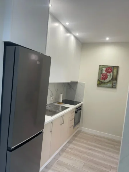 Tirane, jepet me qera apartament 1+1+Ballkon Kati 9, 70 m² 1.000 € (Rruga e Kosovareve)