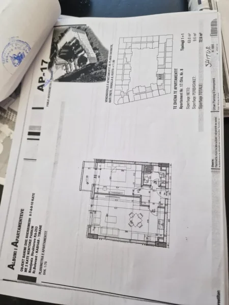 Tirane, shitet apartament 1+1+Ballkon Kati 3, 72 m² 94.990 € (Urban Gate)