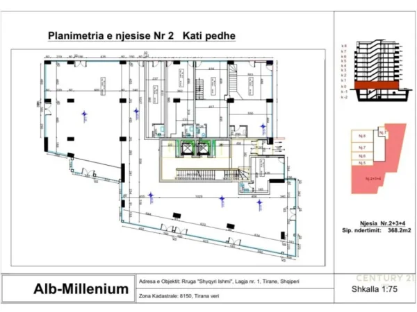 Tirane, jepet me qera ambjent biznesi Kati 0, 370 m² 7.400 € (ISH TREGU ELEKTRIK)
