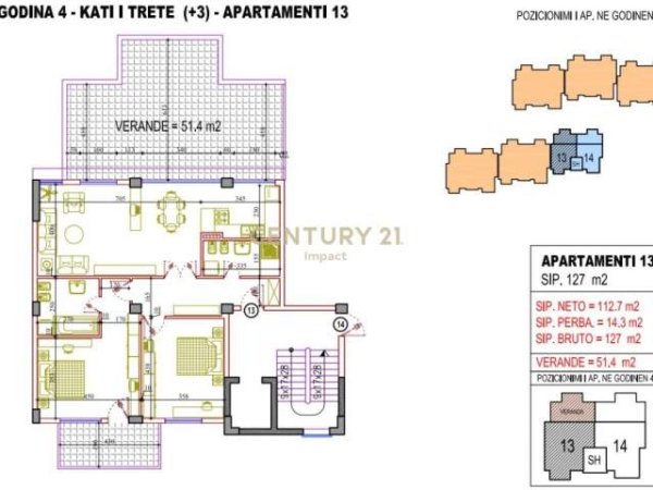 Tirane, shes apartament 2+1+BLK 216.000 Euro (kopshti botanik)