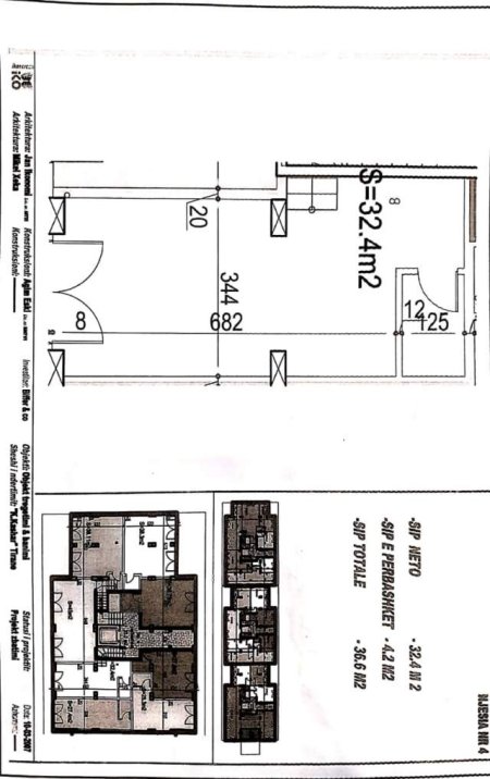 Tirane, shitet dyqan Kati 0, 36 m² 70.000 Euro (Unaza e Re)