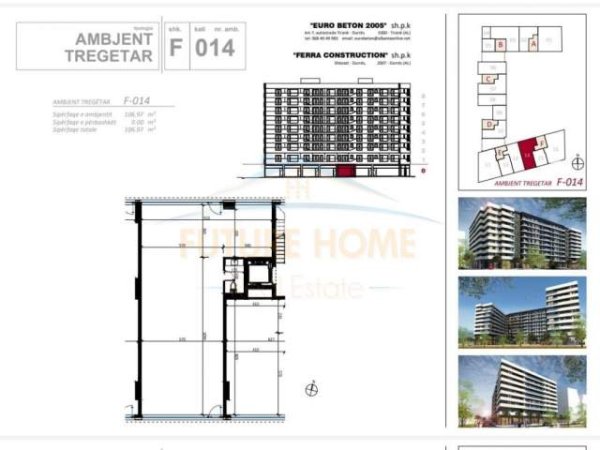 Tirane, shitet ambjent biznesi Kati 0, 107 m² 480.000 Euro (Don Bosko)