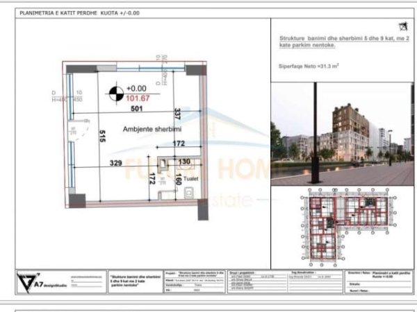 Tirane, shitet dyqan Kati 0, 68 m² 93.900 Euro (Stacioni i Trenit)