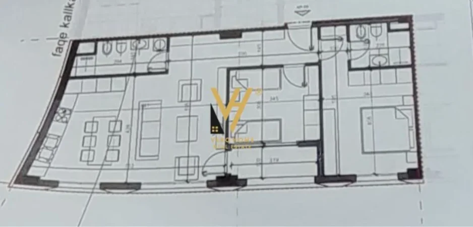 Tirane, shitet apartament 2+1+Ballkon Kati 2, 104 m² 165.000 € (RRUGA JORDAN MISJA)