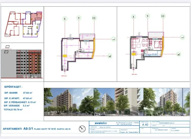 Tirane, shitet 1+1 Kati 2, 