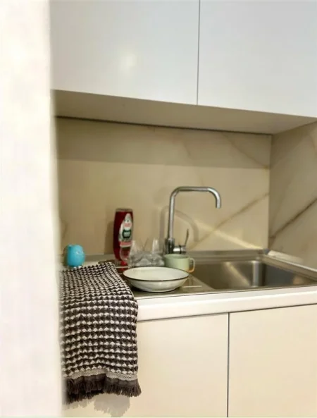 Tirane, jepet me qera apartament 1+1+Ballkon Kati 2, 45 m² 620 € (Liqeni Artificial te ArtTurbina)