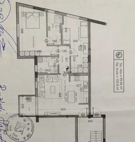 Tirane, shitet apartament 2+1+Ballkon Kati 2, 108 m² 299.000 € (RRUGA E DIBRES)