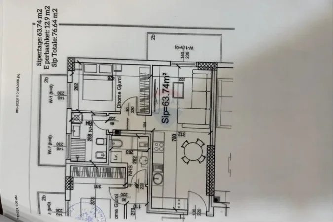 shitet , 105 m² 186.000 € (APARTAMENT 2+1+2 PER SHITJE TE PORTA TIRANA E RE)