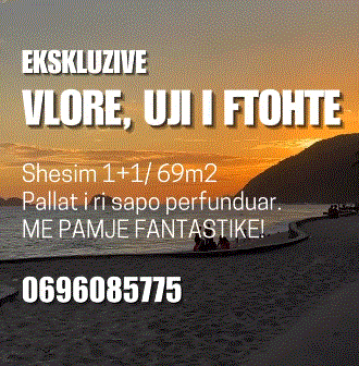 Vlore, shitet apartament 1+1 , 69 m² (Uji i Ftohte)