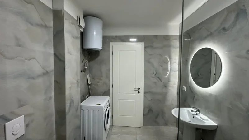 Tirane, jepet me qera apartament 1+1 Kati 5, 65 m² 500 € (Astir, Kompleksi Sima Com)