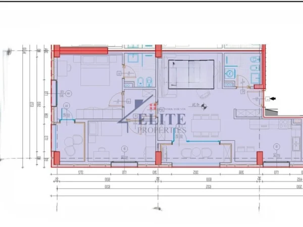 Tirane, shitet apartament 2+1+Ballkon Kati 8, 118 m² 170.000 € (Akses Tirana)