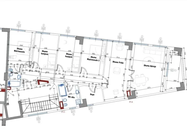 Tirane, shitet apartament 5+1+Aneks+Ballkon Kati 3, 200 m² 360.000 € (Stacioni i Trenit / Prane SPAK)