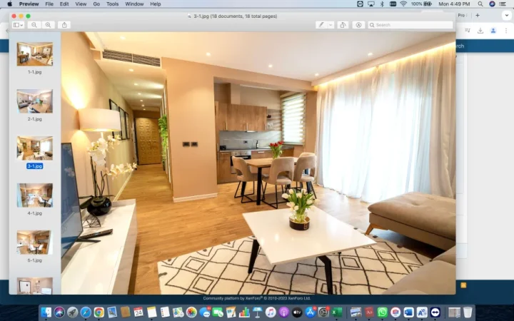 Tirane, jepet me qera apartament 2+1+Aneks+Ballkon Kati 8, 125 m² 1.400 € (Rr. Sami Frasheri / Kompleksi NOBIS)