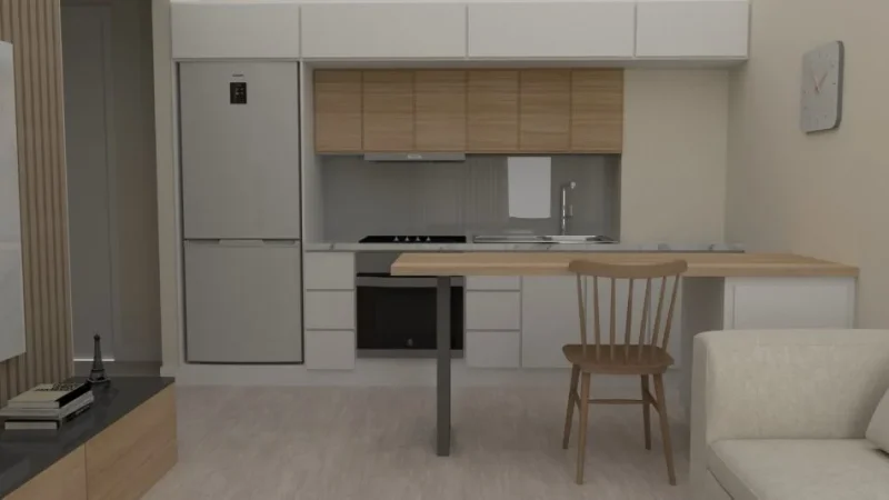 Tirane, shitet apartament 1+1 Kati 3, 53 m² 95.000 € (Ali Demi)