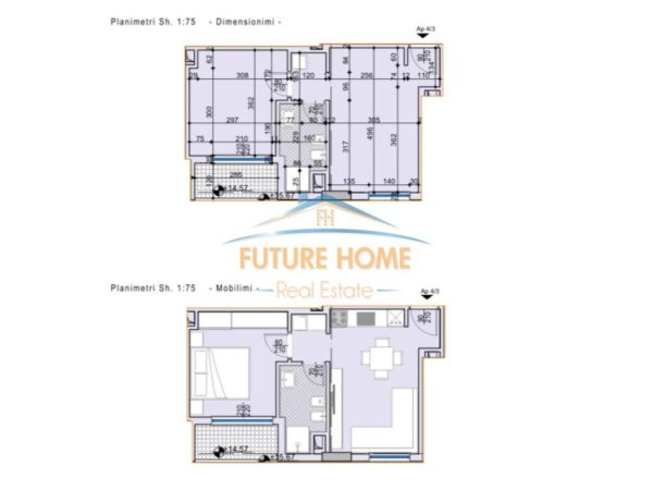 Tirane, shitet apartament 1+1 Kati 4, 45 m² 105.600 € (Rruga Jordan Misja)