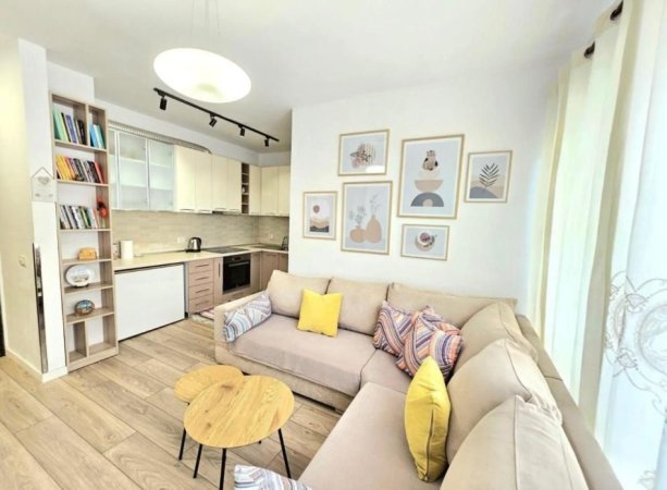 Tirane, jepet me qera apartament 1+1+Ballkon Kati 5, 60 m² 550 € (Ish Fusha e Aviacionit , prane shkolles dhora leka)