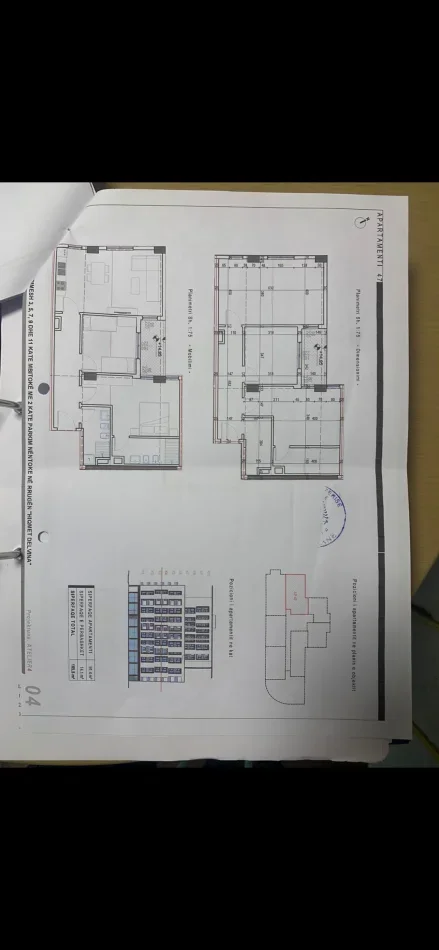 Tirane, shitet apartament 2+1+Aneks+Ballkon Kati 5, 106 m² (Komuna Parisit)