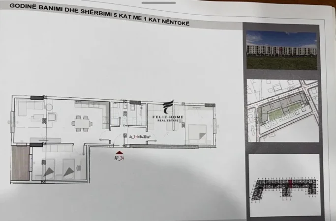 Tirane, shitet apartament 2+1+Ballkon , 110 m² 83.100 € (KAMEZ)