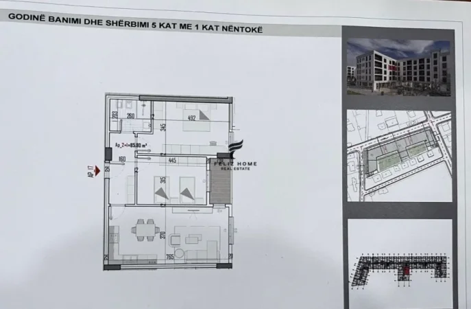 Tirane, shitet apartament 2+1+Ballkon Kati 3, 101 m² 76.000 € (KAMEZ)