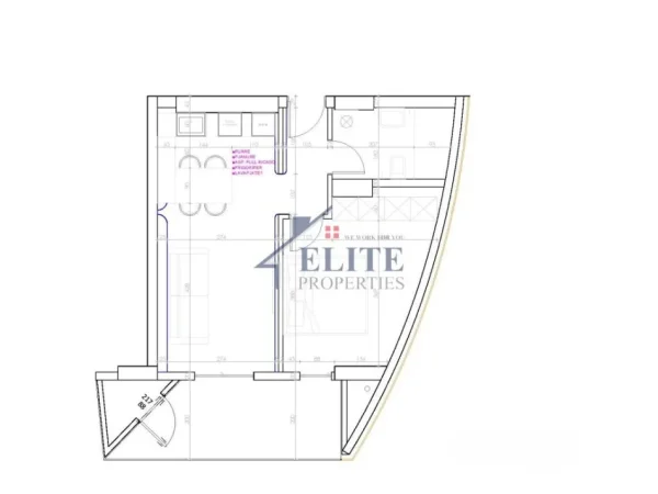 Tirane, jepet me qera zyre Kati 6, 77 m² 1.000 € (Altana Residence)