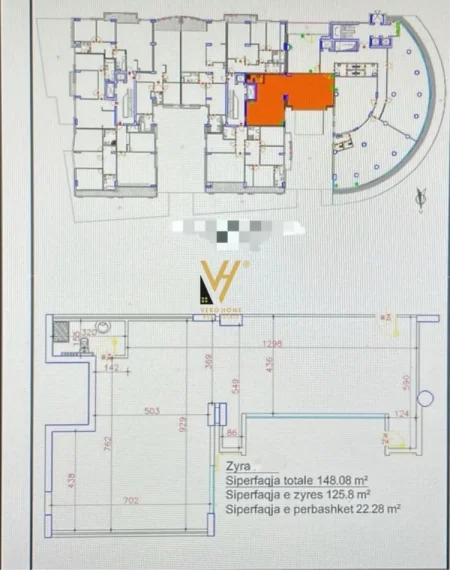 Tirane, jepet me qera zyre Kati 11, 175 m² 5.220 € (QENDRA ETC)