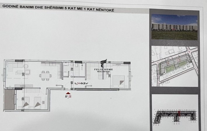 Tirane, shitet apartament 2+1+Ballkon Kati 3, 101 m² 83.100 € (KAMEZ)
