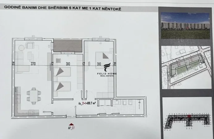 Tirane, shitet apartament 2+1+Ballkon Kati 1, 105 m² 80.000 € (KAMEZ)