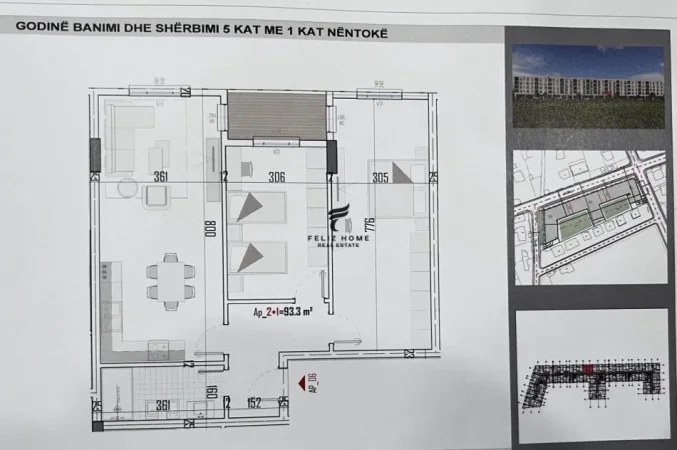 Tirane, shitet apartament 2+1+Ballkon Kati 1, 109 m² 82.500 € (KAMEZ)