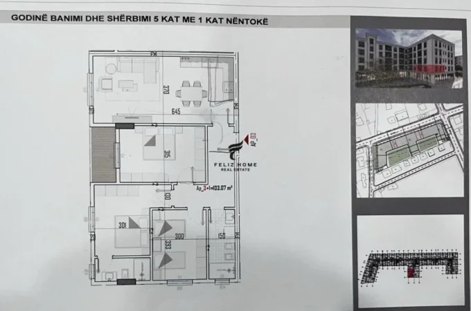 Tirane, shitet apartament 2+1+Ballkon Kati 1, 121 m² 91.000 € (KAMEZ)