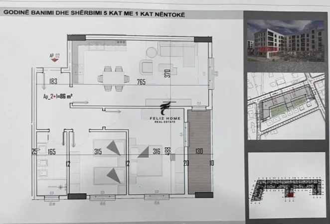 Tirane, shitet apartament 2+1+Ballkon Kati 1, 101 m² 76.000 € (KAMEZ)