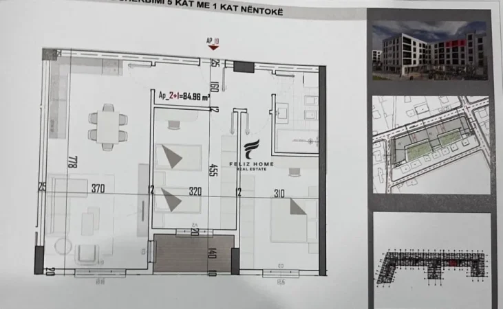 Tirane, shitet apartament 2+1+Ballkon Kati 4, 100 m² 75.000 € (KAMEZ)