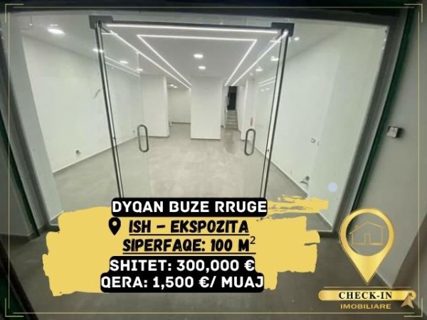 Tirane, jepet me qera dyqan Kati -1, 100 m² 1.500 Euro (Ish Ekspozita)