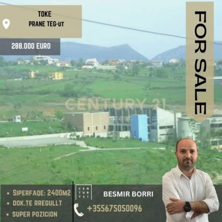 Tirane, shes toke 2.400 m² 288.000 Euro (Mjull-Bathore)