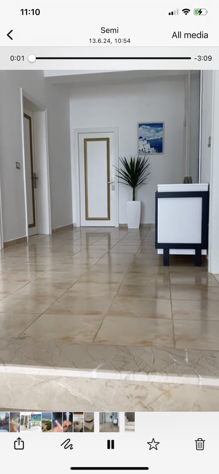 Himare, jepet me qera apartament 1+1 Kati 2, 50 m² 50 € (Borsh)