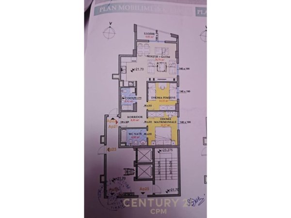 Tirane, jap me qera zyre Kati 6, 93 m² 1.150 € (Myslym Shyri)