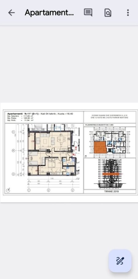 Tirane, jepet me qera zyre Kati 5, 116 m² 1.250 € (Bllok/Juridiku)