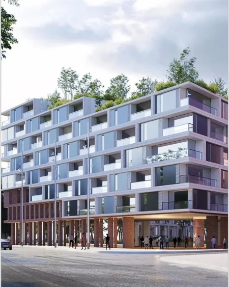 Tirane, shitet apartament 1+1+Ballkon Kati 4, 75 m² 105.200 € (Meis Garden)