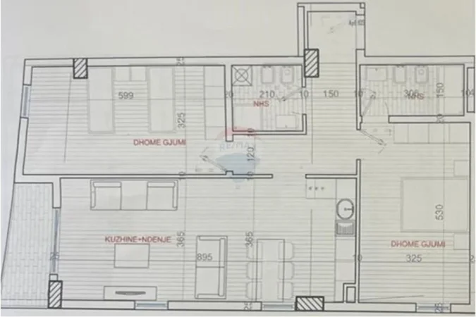 Tirane, shitet apartament 2+1 Kati 7, 121 m² (Rruga Xhanfize Keko)