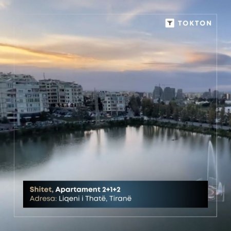 Tirane, shitet apartament 2+1 Kati 3, 117 m² 218.300 € (Liqeni i Thatë, Tiranë, TT 863)