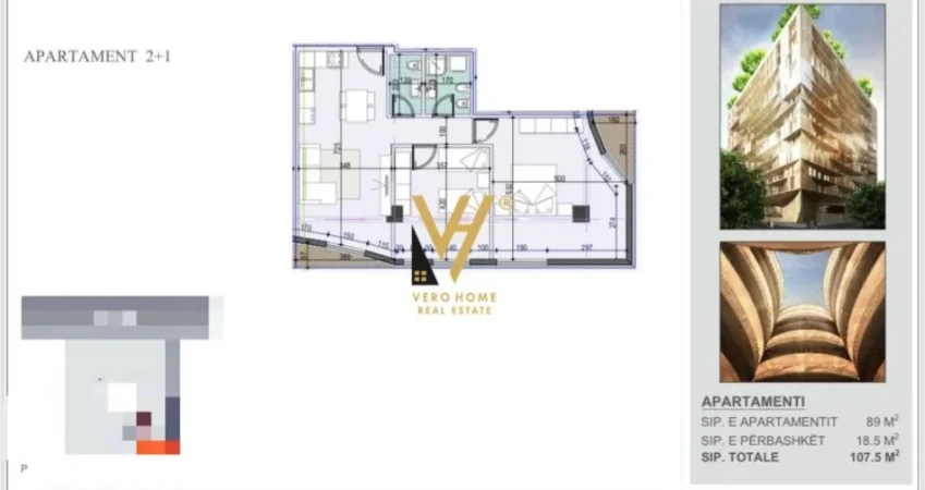 Tirane, shitet apartament 2+1+Ballkon Kati 2, 107 m² 230.000 € (MINE PEZA)