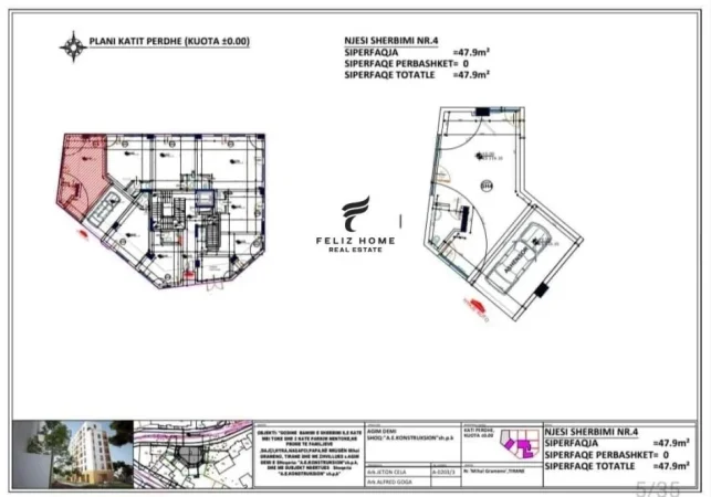 Tirane, shitet dyqan Kati 0, 48 m² 168.000 € (TREGU ELEKTRIK)